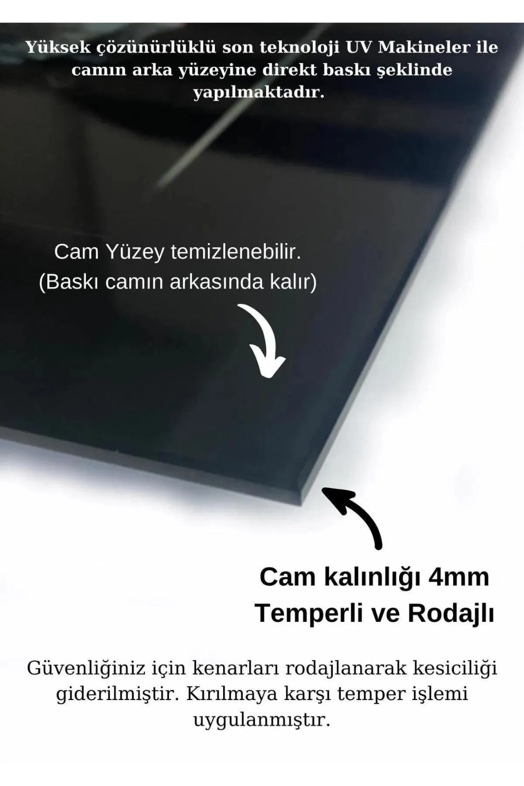 Çok Renkli, Alice Harikalar Diyarında Şapkacı Temalı,4 mm Temperli Kırılmaz Cam Tablo